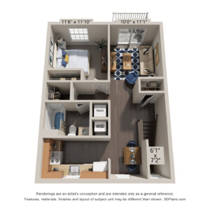 Elite 1 Bedroom 1 Bed / 1 Bath 665 sq ft Rent – $880 Elite 1 Bedroom